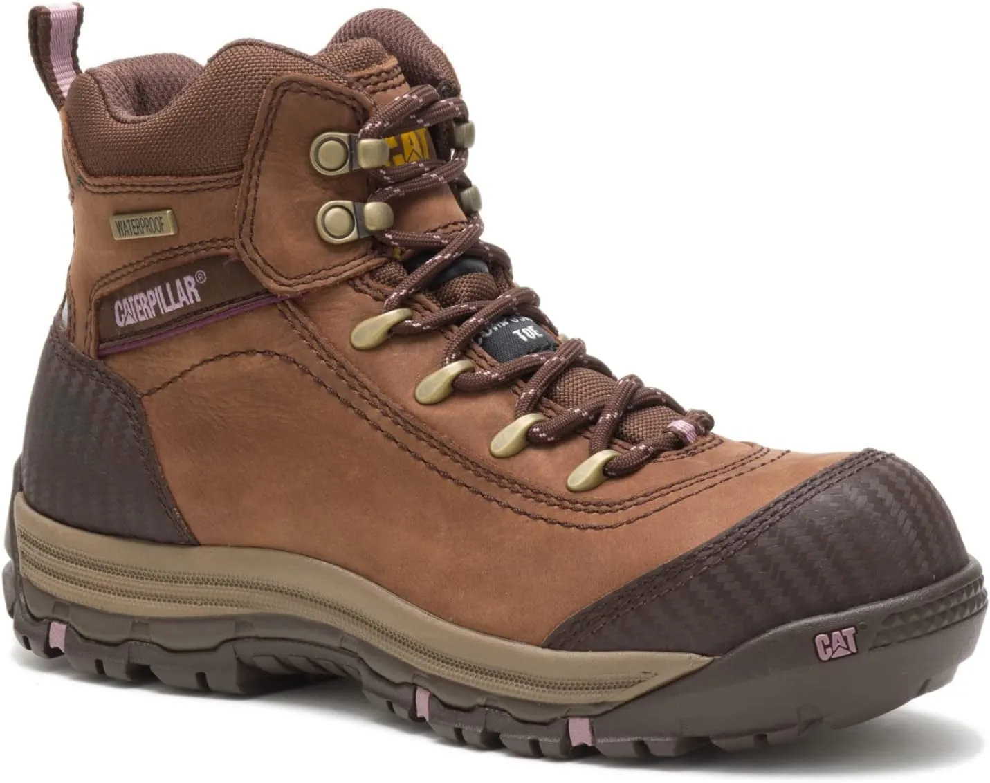 CAT Women's Ally 6" Waterproof Comp Toe Industrial & Construction Shoe
