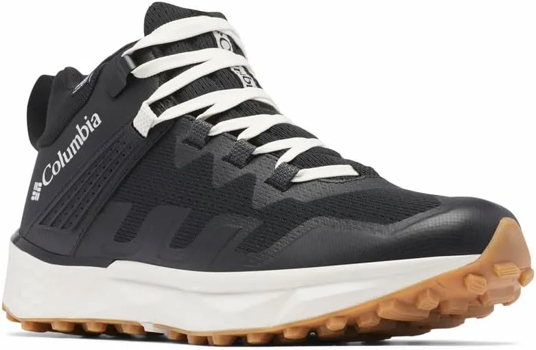 Columbia Mens Facet 75 Outdry Mid Waterproof Hiking Shoe, Black/Light Sand, 8