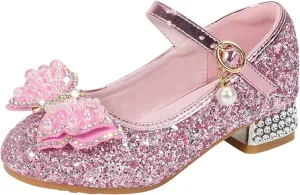 Girls Sandals Size 7 Toddler Toddler Little Kid Girls Dress Pumps Glitter Sequins Sliders Sandals for Girls