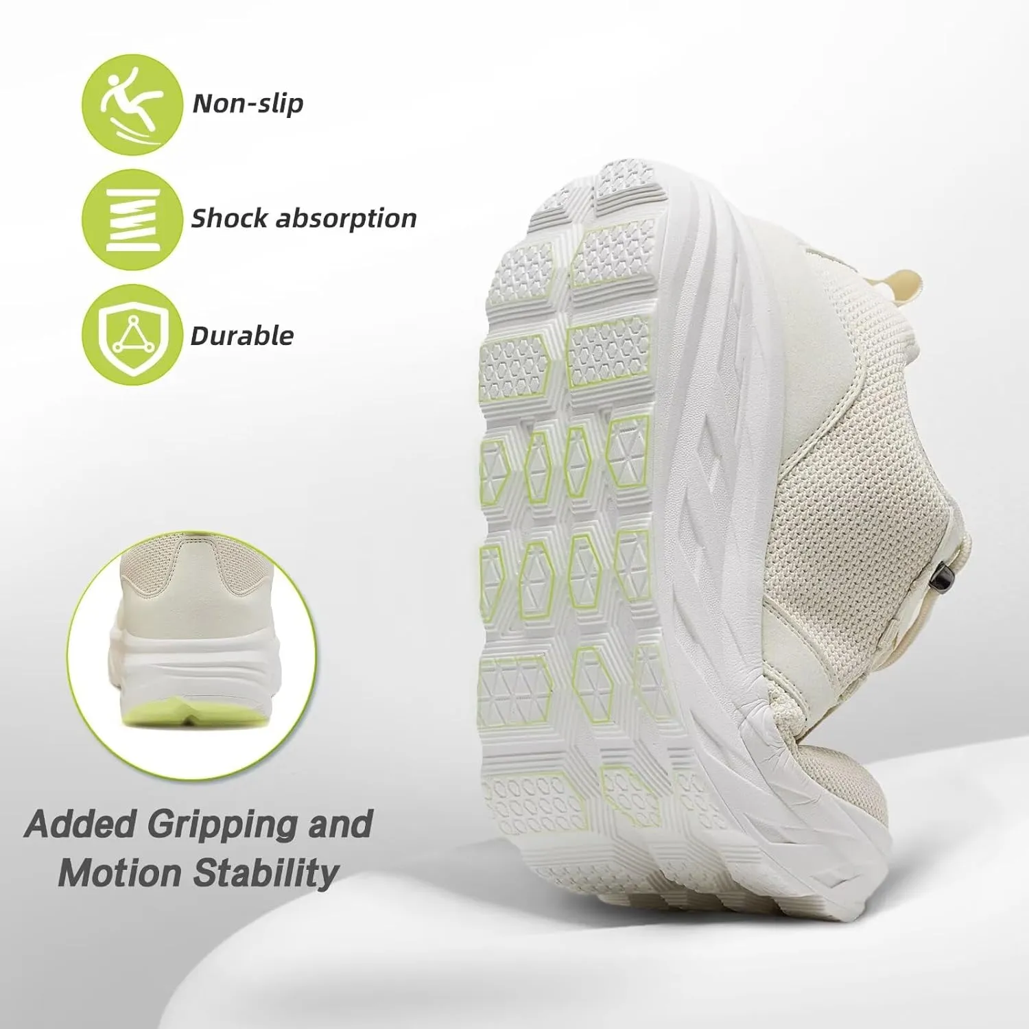 Men's Orthopedic Diabetic Wide Walking Shoes: Comfortable Plantar Fasciitis Fashion Sneakers with Arch Support, Casual Hammer Toes Swollen Tennis Work Sports Shoes for Heel and Foot Pain Relief