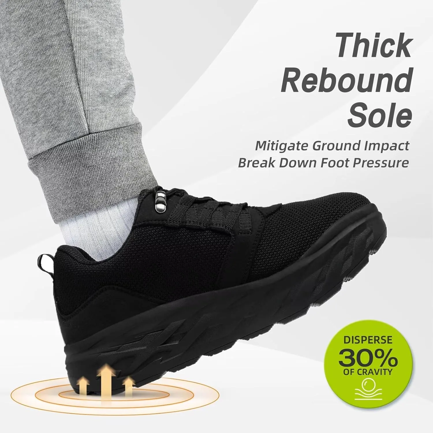 Men's Orthopedic Diabetic Wide Walking Shoes: Comfortable Plantar Fasciitis Fashion Sneakers with Arch Support, Casual Hammer Toes Swollen Tennis Work Sports Shoes for Heel and Foot Pain Relief