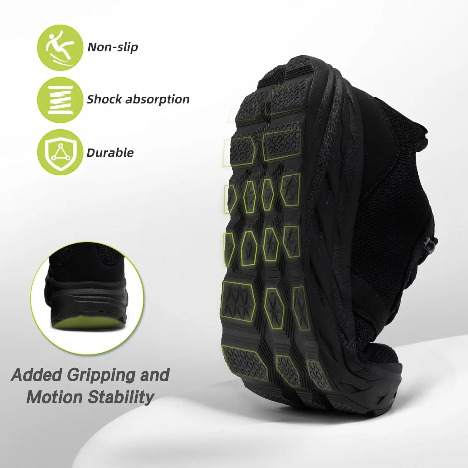 Men's Orthopedic Diabetic Wide Walking Shoes: Comfortable Plantar Fasciitis Fashion Sneakers with Arch Support, Casual Hammer Toes Swollen Tennis Work Sports Shoes for Heel and Foot Pain Relief