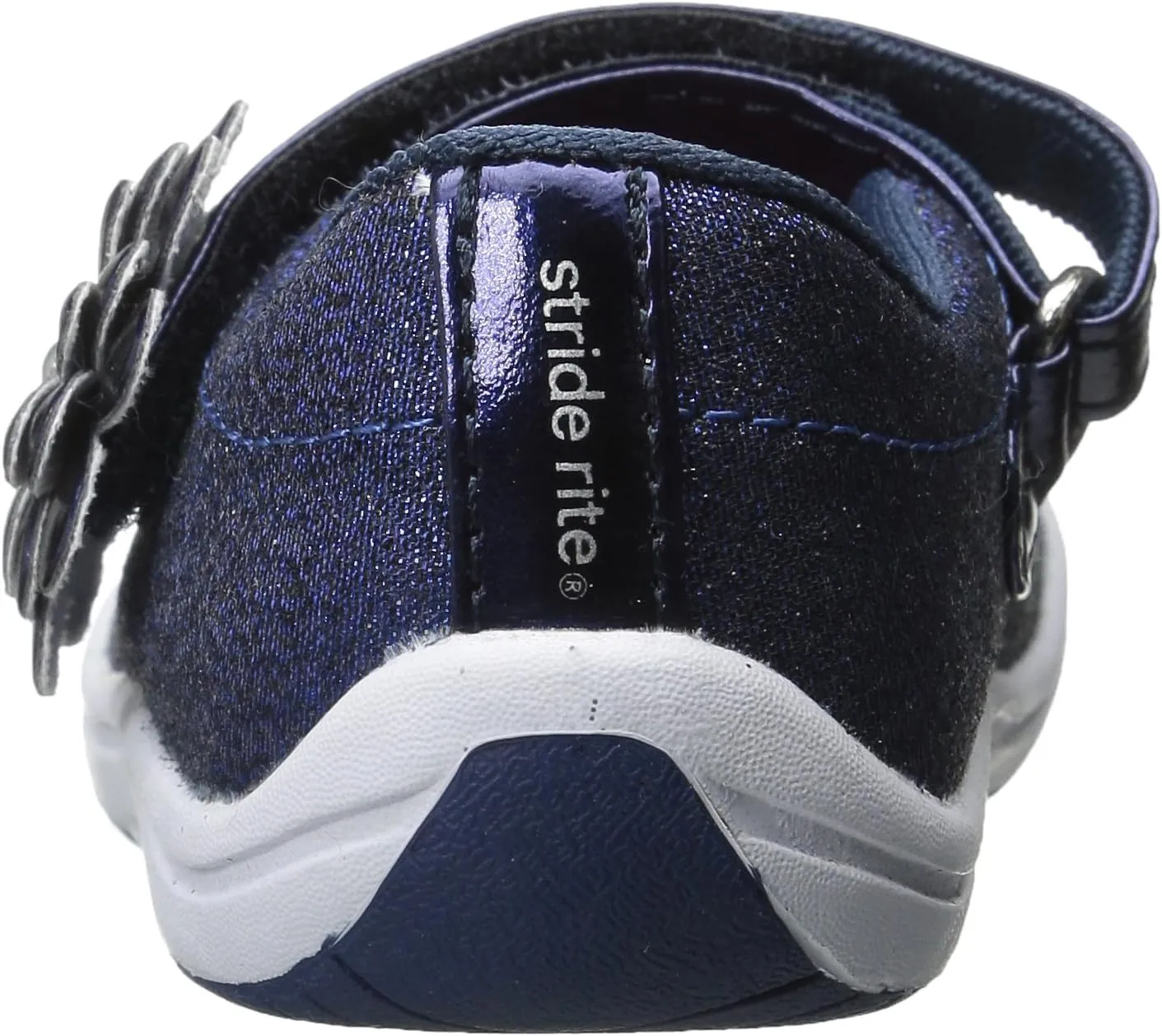 Stride Rite Haylie Mary Jane (Toddler/Little Kid), Silver, 8 Toddler