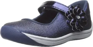 Stride Rite Haylie Mary Jane (Toddler/Little Kid), Silver, 8 Toddler